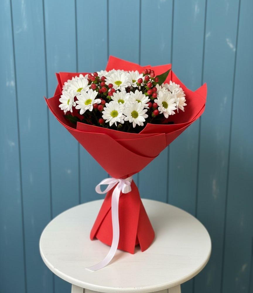 Букет цветов из: Хризантемы в Сылва