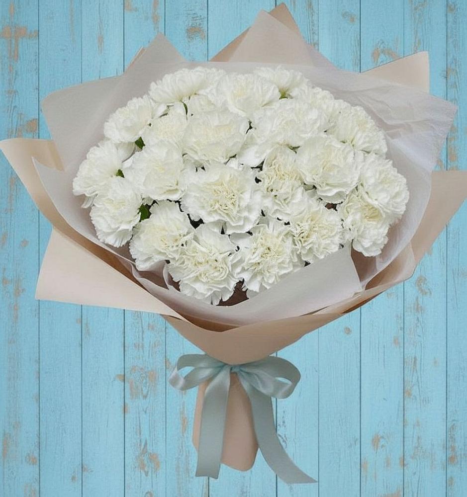 Букет цветов из: Гвоздики в Сылва