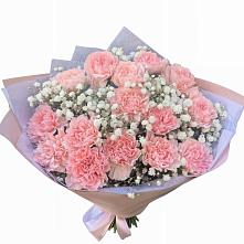 Букет цветов из:  Гвоздики #REPLACE_PRED# Сылва