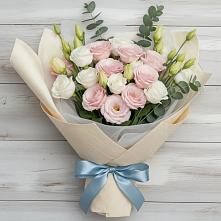 Букет цветов из:  Лизиантусы #REPLACE_PRED# Сылва