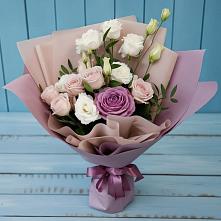 Букет цветов из:  Розы и Лизиантусы в Сылва