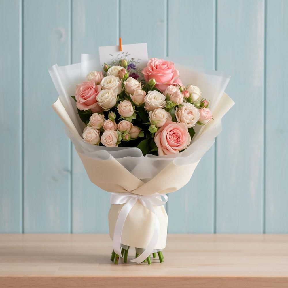 Букет цветов из: Розы в Сылва