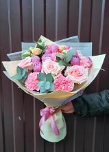 Букет цветов из:  Розы и Гвоздики #REPLACE_PRED# Сылва