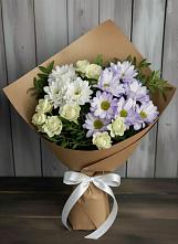 Букет цветов из:  Хризантемы и Розы в Сылва