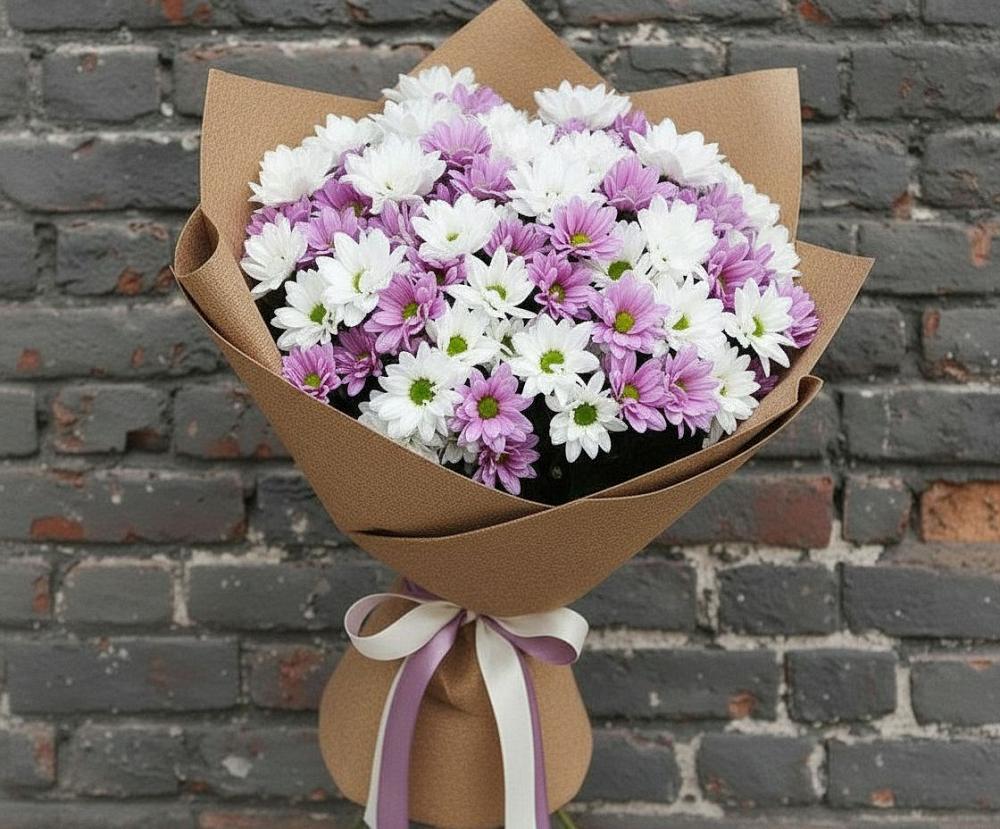 Букет цветов из: Хризантемы в Сылва
