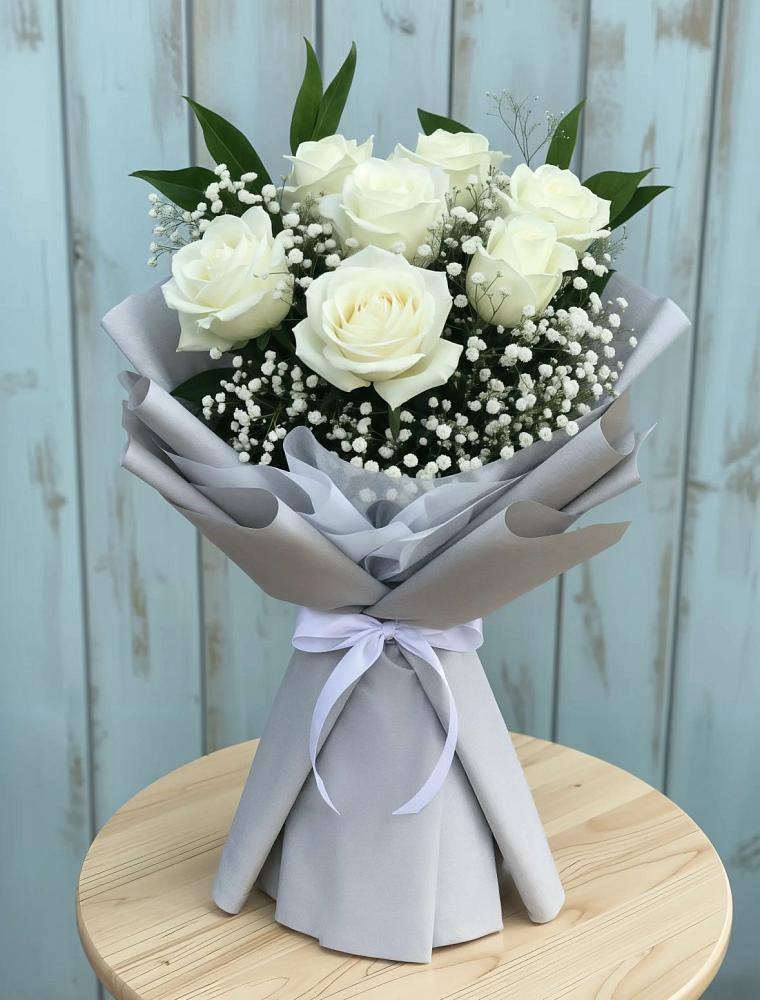 Букет цветов из: Розы в Сылва