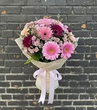 Букет цветов из:  Герберы и Хризантемы в Сылва