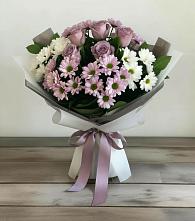 Букет цветов из:  Хризантемы и Розы в Сылва