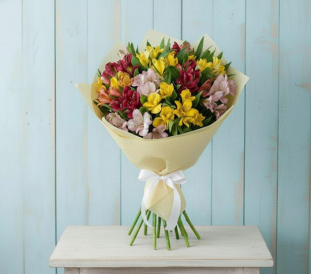 Букет цветов из: Альстромерии в Сылва