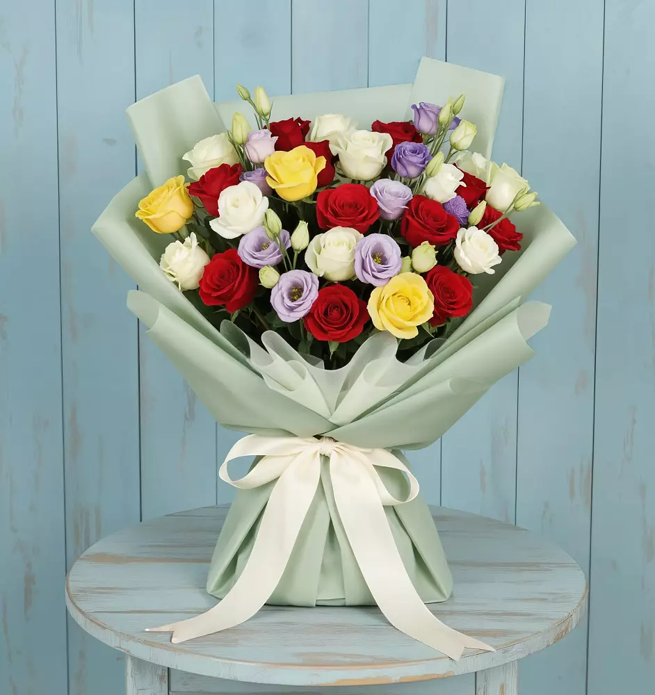 Букет цветов из: Розы в Сылва