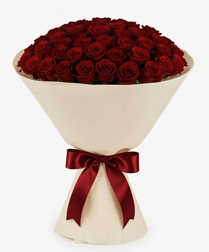Букет 101 Бордовая роза Блэк Бакарра в Сылва