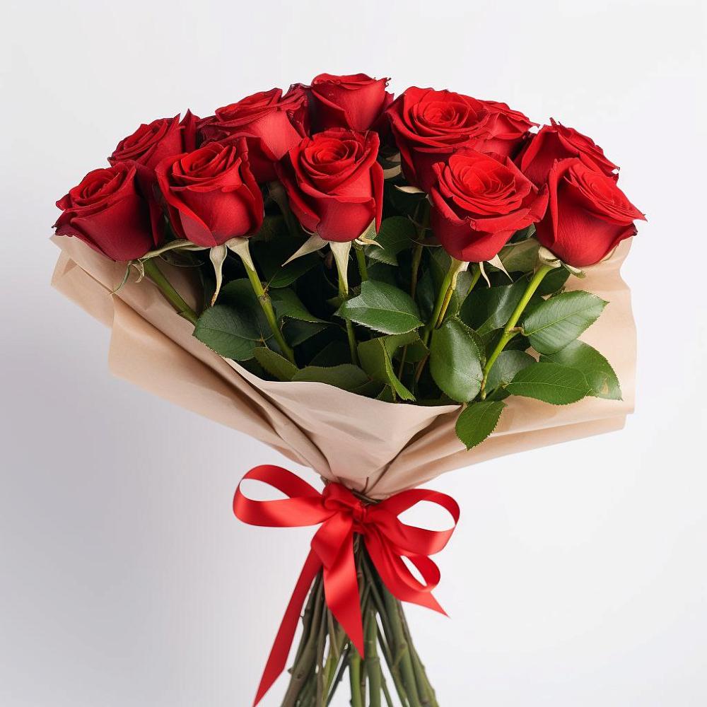 Букет 11 Красных роз Эдлесс Лав в Сылва